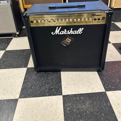Marshall MG MG100DFX 2-Channel 100-Watt 1x12 Solid State Guitar Combo 2004 - 2008 - Black image 2