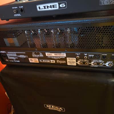 Line 6 Spider Valve MKII HD100 100-Watt Digital Modeling Guitar Amp Head 2007 - 2009 - Black w/FBV Shortboard image 4