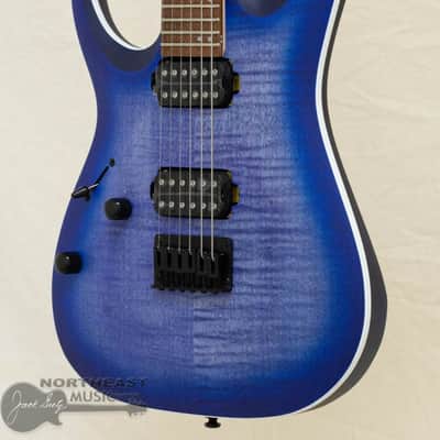 Ibanez RGA42FM Lefty - Blue Lagoon Burst Flat image 3