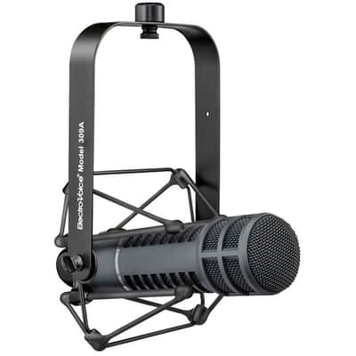 Electro-Voice RE20 Black Broadcast Announcer Microphone with Variable-D, In-Line Microphone Preamp, and XLR-Cable Bundle image 9
