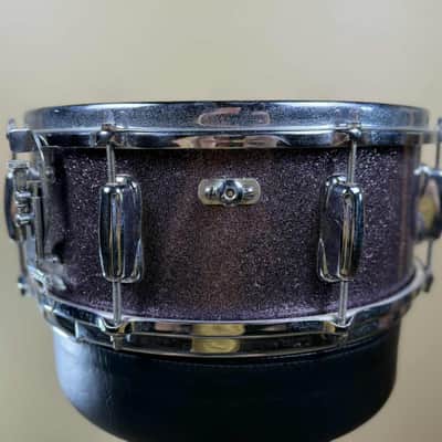 Slingerland Hollywood Ace 5.5x14" 8-Lug Snare Drum 1960 Smokey Sparkling Pearl image 7