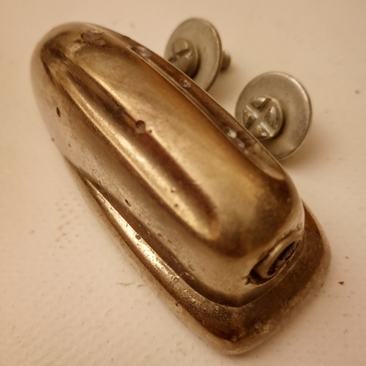 Slingerland 1+ Nickel Bass Drum Lugs Large Sound King 2 1/4" Chicago Vintage 50s — main photograph