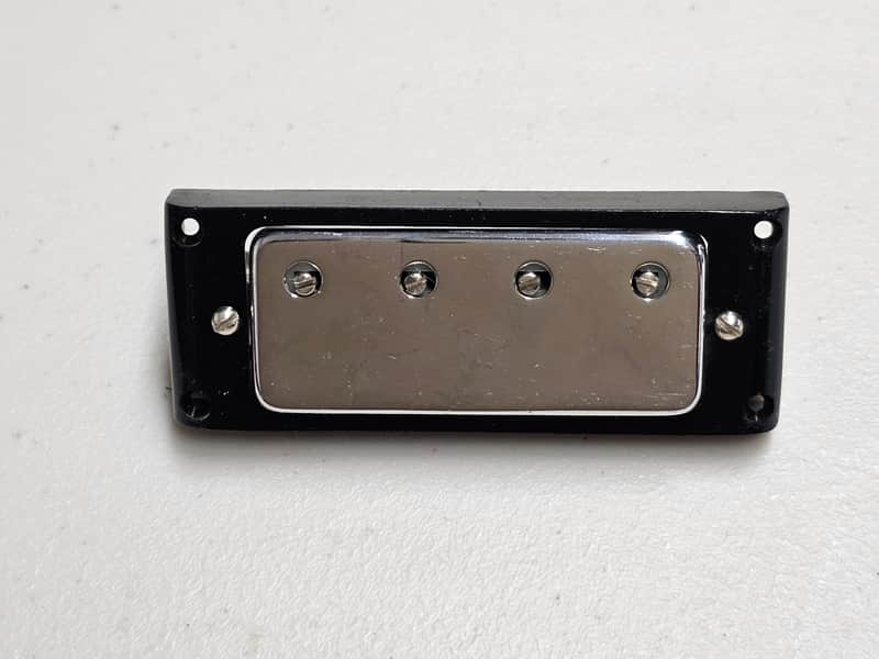 1960s Gibson Mini Humbucker For EB-3 / EB-2D - Pat # Decal - Complete With Ring image 1