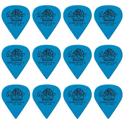 412P100 Tortex Sharp 1,00mm Sachet de 12 Dunlop image 1