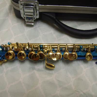 Blue  Piccolo with Case image 2