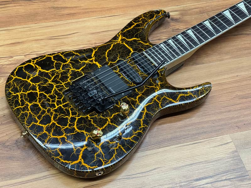 Jackson Soloist SL3X DX Bolt On - Yellow Crackle image 1