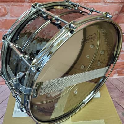 Ludwig *Pre-Order* Black Beauty Brass 6.5x14" Hammered Shell Snare Drum Tube Lugs LB417KT | Made in the USA | Special Order | Authorized Dealer image 12
