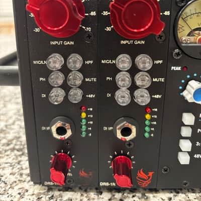 Phoenix Audio DRS-1R 500 Series Mic Preamp Module 2010s - Black image 1