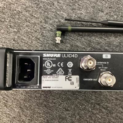 Shure ULX4D G50 Wireless Handheld Belt Pack Combo w-Dante image 9