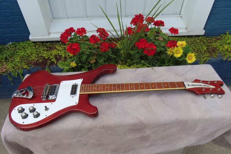 RICKENBACKER 1973 FIRST RUN MODEL 480 BURGANDY CLEAN RARE ORIGINAL!