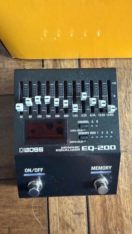 Boss EQ-200 Equalizer 2019 - Present - Black image 1
