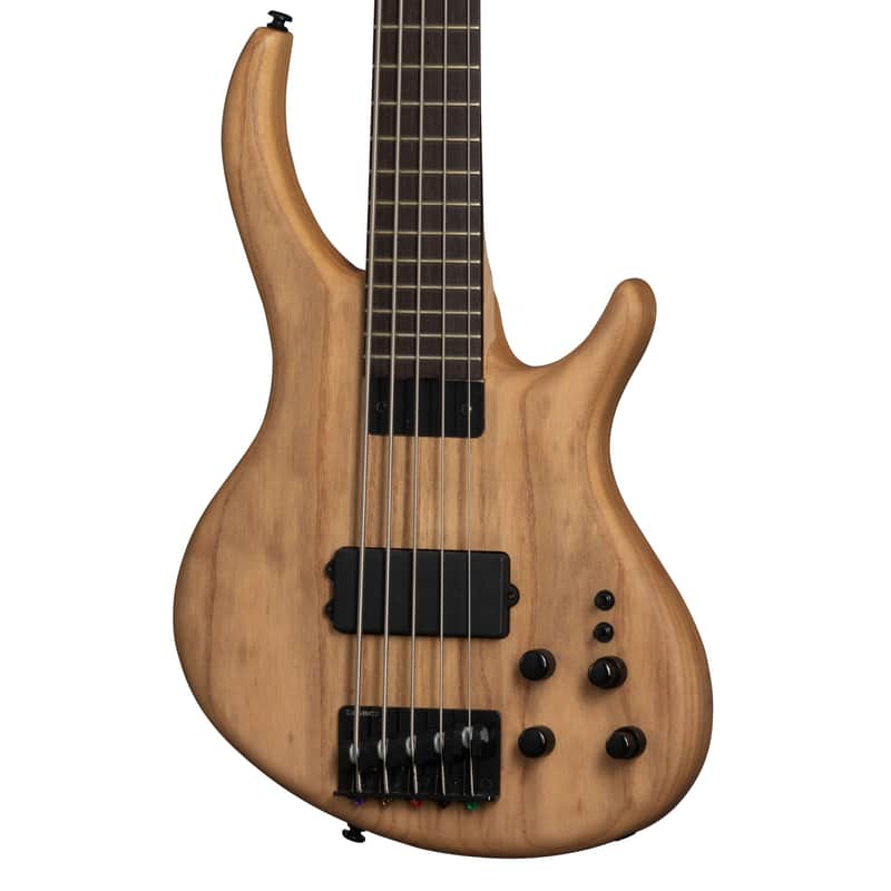 Tobias Growler V 5-String Bass w/ Bartolini Pickups and Gig Bag - Natural image 1