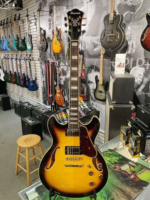 Ibanez AS93FM Artcore Semi Hollow - Antique Yellow image 1