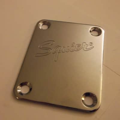 Fender Squier Neck Plate w/ Screws 51mm x 38mm holes ctc #NP6 image 1
