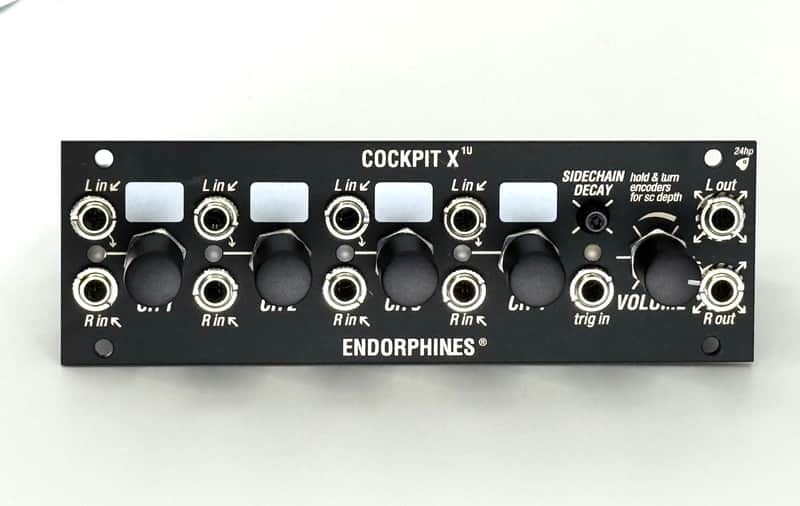 Endorphin.es Cockpit X 1U Stereo Mixer (Black) image 1