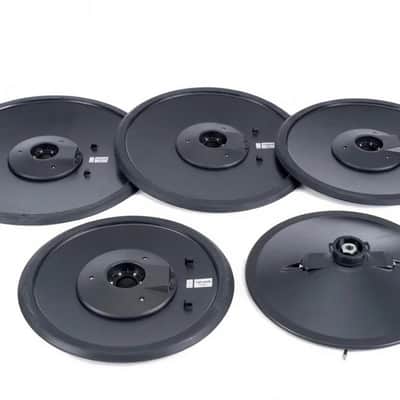 UNLOCK Thin Cymbal Set 14” Hi Hat 14” + 16” Crash 17” Ride for Roland Alesis Kit image 3