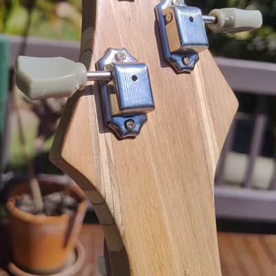 3-string fretless cigar box guitar image 12