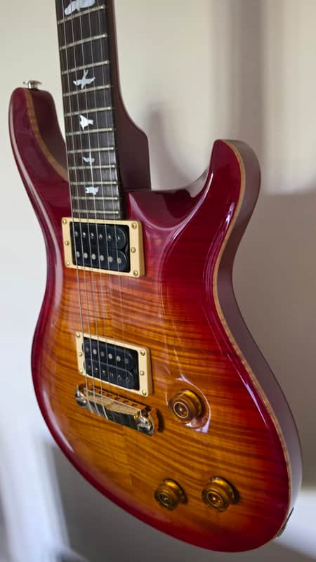 Paul Reed Smith PRS Custom 22 10 TOP Stoptail 1993 Cherry Sunburst Dragon Pick ups image 1