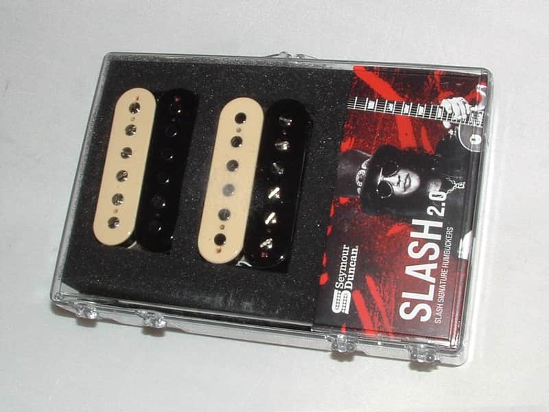 Seymour Duncan Slash 2.0 Signature Pickup Set  (Zebra)  New with Warranty image 1