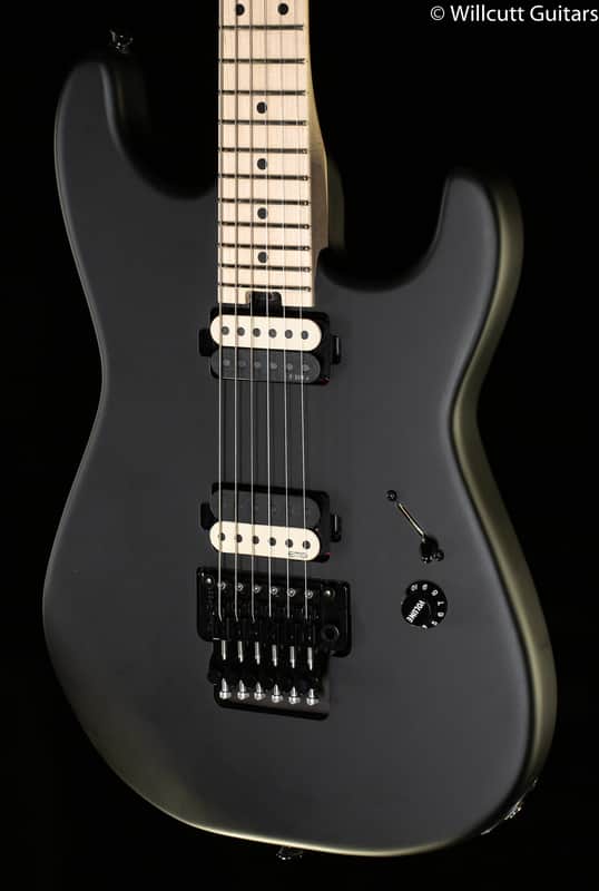 Charvel Jim Root Signature Pro-Mod San Dimas Style 1 HH FR M Maple Fingerboard Satin Black (568) image 1