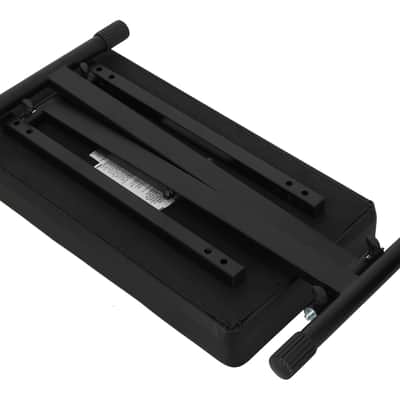 On-Stage KT7800+ Adjustable X-Style Keyboard Bench, Thick Cushion, Folds Flat image 6