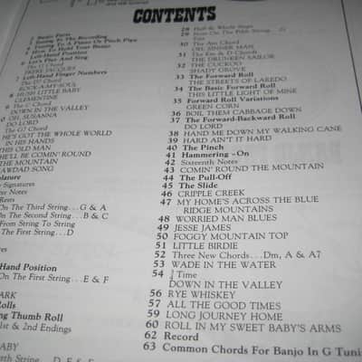 Hal Leonard 5 String Banjo Method Book One w/ CD  Bluegrass Style 61 Pages image 5