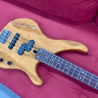 Yamaha TRBX174EW Mango Wood 4-String Electric Bass Guitar - Natural image 3