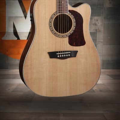 Washburn Heritage 10 Series D10SCE Acoustic-Electric - Natural (HD10SCE-O-U) image 1