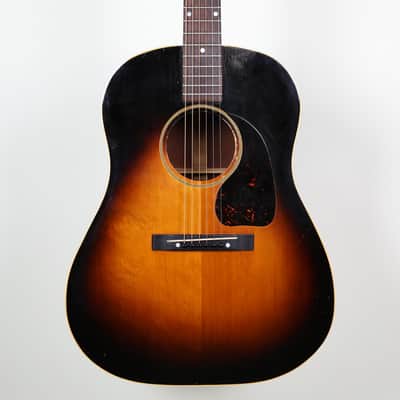 1945 Gibson Banner J-45 Sunburst w/ Calton Cast Stunning Condition & Tone image 2