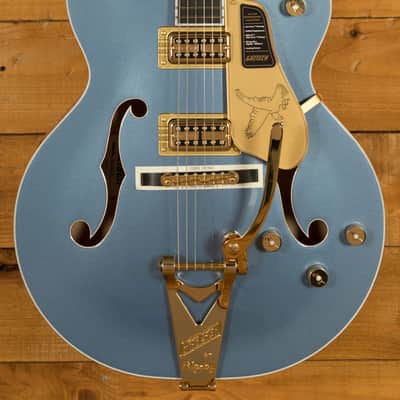Gretsch Falcon Hollow Body - Ebony - Cerulean Smoke image 10