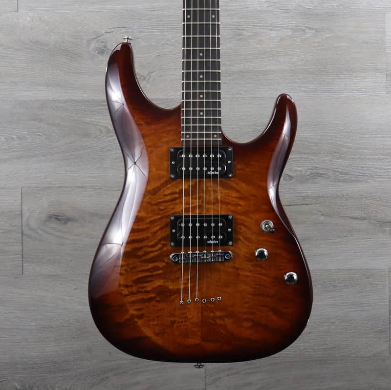 Schecter C-6 Plus Vintage Sunburst image 1