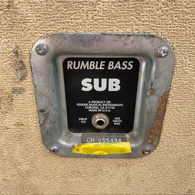 Fender Fender Rumble Bass Custom Shop blond FULLSTACK EX - ROD ( die Ärzte ) - weiss image 9