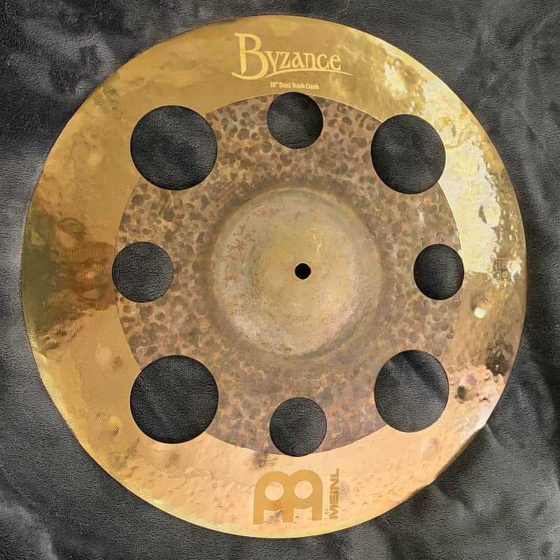 Meinl 16" Byzance Dual Trash Crash Cymbal 2015 - Present - Unlathed Bow/Lathed Edge image 1