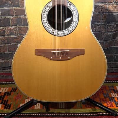 Ovation CC65 Celebrity 12-String Natural w/ Matching Ovation HSC image 6