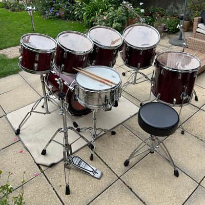 Pearl Professional DLX Series 1987 - Wine Red Lacquer image 21