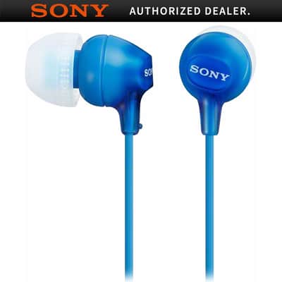Sony EX Series Earbud Headset for Android in Blue - MDR-EX15AP/L image 2