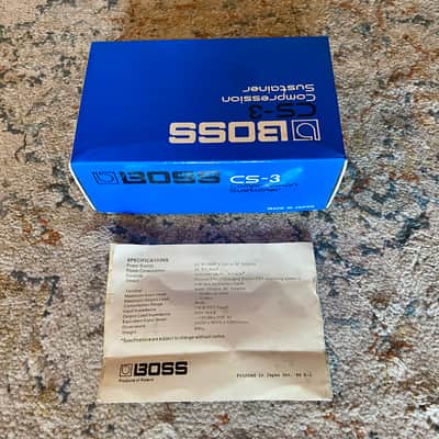 Boss CS-3 Compressor Sustainer MADE IN JAPAN Black Label 1988 image 15