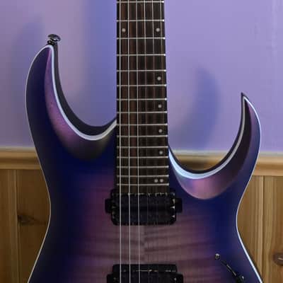 Ibanez RGA61AL-IAF Axion Label 2019 - Present - Indigo Aurora Burst Flat image 2