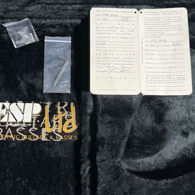1996 ESP Pre-Lawsuit KH-2 Ouija Signature - Black (Collector piece) Rare Japan - Kirk Hammett of Metallica image 17