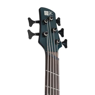 Ibanez Ibanez Bass Workshop SRMS725 Multiscale Blue Chameleon - 5-String Electric Bass image 3