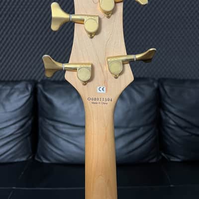 Dean Jeff Berlin Player Signature Bass Mid-2010 - Trans Braziliaburst image 11