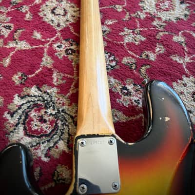 1963 Fender Precision Bass with Rosewood Fretboard - Sunburst Finish image 7