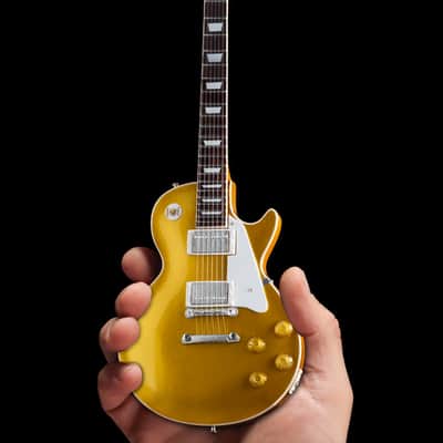 SET of 3 Miniature Gibson Guitars Classic Les Pauls - '59 Sunburst, Gold Top, and Black Beauty! image 3