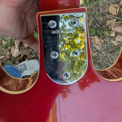 Greco EG-135 Hollowbody Guitar 60s - Cherry Red image 5