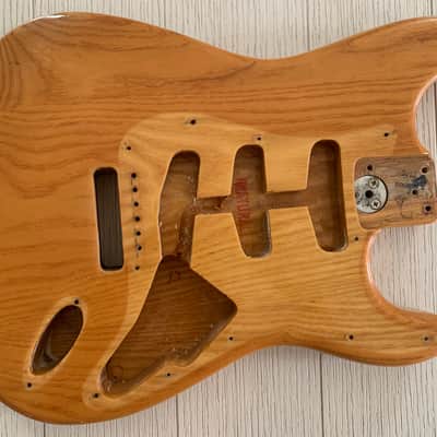 Vintage 1973 Fender Stratocaster Guitar Body, Original, No Mods, 1970s USA Strat image 1