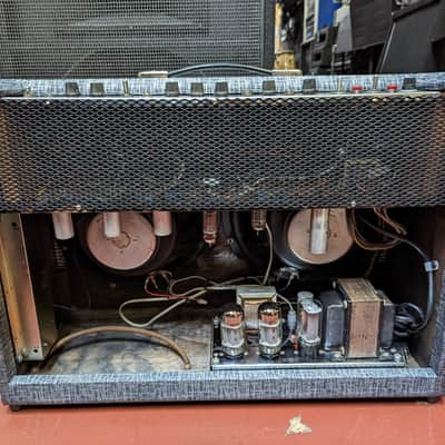 1965 Supro Big Star 2 x 12" Tube Guitar Combo Amp - Looks Excellent - Sounds Great! image 8