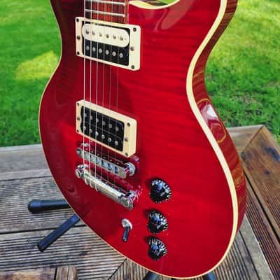 Hamer Sunburst 1992 - Flame Maple Top – Cherry Wine Burst image 3