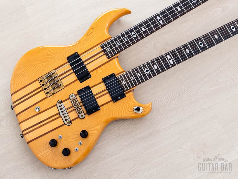 1981 Aria Pro II Super Twin ST-1504 Double Neck Vintage Neck