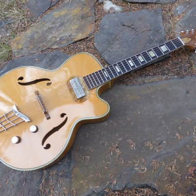 Harmony H65 Archtop 1959 Natural w/Case image 1