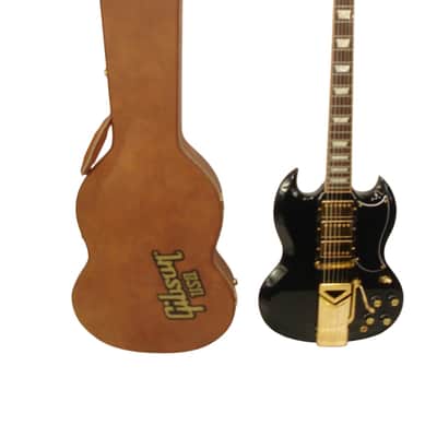 2014 Gibson SGS3 with Sideways Vibrola LTD Electric Guitar, Ebony w/ Case image 2